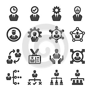 Manager icon set