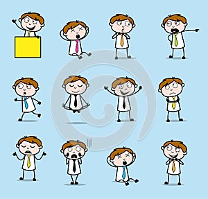 Manager - Set of Concepts Vector illustrations