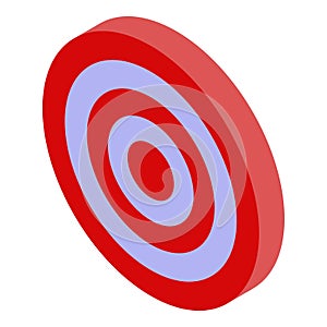 Manager target icon, isometric style