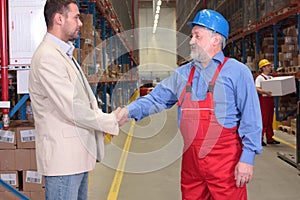 Manager and worker handshake