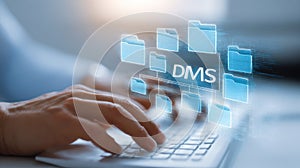 Managing digital files and documents with a document management system on a computer