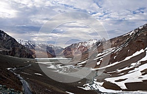 Manali - Leh Road in Jammu and Kashmir, India