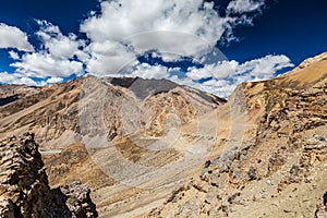 Manali-Leh road to Ladakh in Indian Himalayas