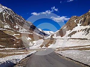 Manali - Sarchu camp Leh, Ladakh highway road in India