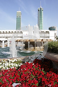 Manama city center view