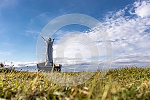 Manannan Mac Lir Statue by John Darre Sutton - He is a warrior and king in Irish mythology who is associated with the