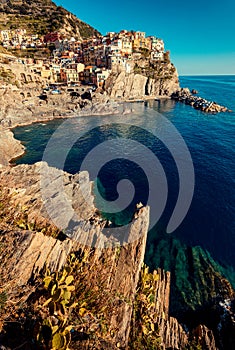 Manarola, Cinque Terre Italian Riviera Liguria, Italy famous italian travel destinations