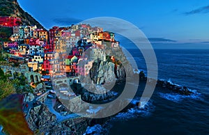 Manarola in Cinque Terre, Italy photo