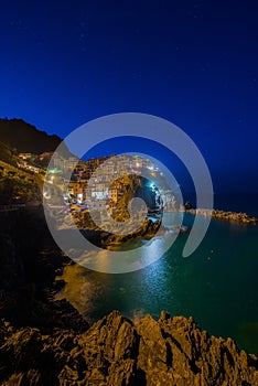 Manarola in Cinque Terrece