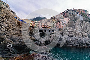 Manarola village of Cinque Terre in Liguria, Italy