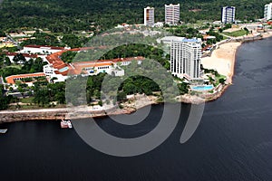 Manaus city amazon river brazil photo