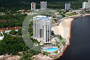 Manaus city amazon river brazil photo