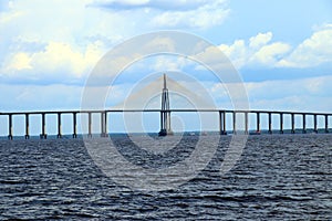 The Manaus Iranduba Bridge - Rio Negro, Manaus, Brazil photo