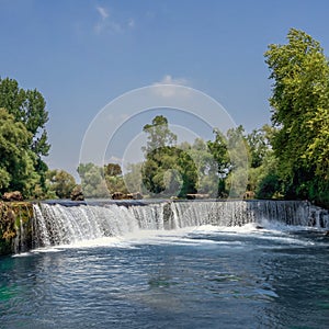 Manavgat waterfall in Antalya province of Turkey