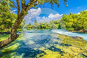 Manavgat Waterfall in Turkey.