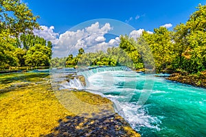 Manavgat Waterfall in Turkey.