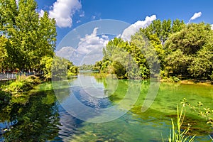 Manavgat Waterfall in Turkey.