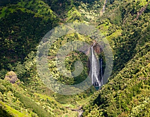 Manawaiopuna Falls in Kauai