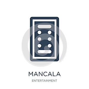 mancala icon in trendy design style. mancala icon isolated on white background. mancala vector icon simple and modern flat symbol