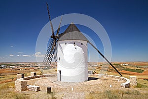 Manchego Windmill at Alcazar de San Juan