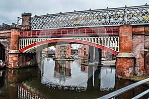 Manchester canal side scene