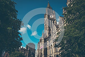 Manchester - city in North West England UK. City Hall.