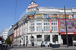 Manchester, UK - 10 May 2017: Cinemas In Trafford Shopping Centre In Manchester UK