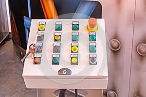 Manchine control panel