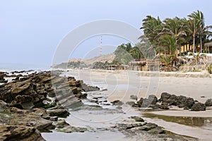 Mancora beach sunset