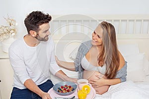 healthy food for pregnant woman photo