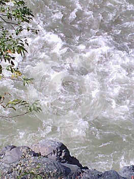 Mandaki nadi In Rudhpayag Uttarakhand