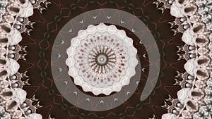 Mandala abstract background, meditation magic ornate. Spiritual movement. Cosmic chakra.