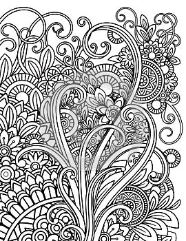 Mandala adult coloring pages