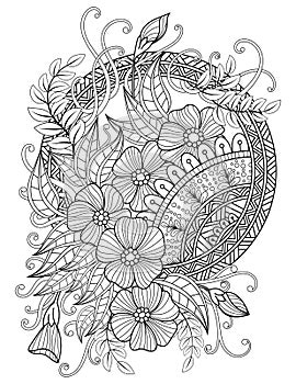 Mandala adult coloring pages