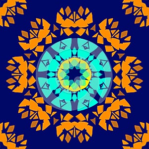 mandala art with modern design