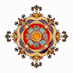 Mandala. beautiful Vintage elements. vector illustration