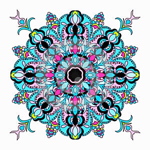 Mandala. beautiful Vintage elements. vector illustration