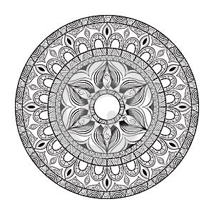 Mandala. Circle ornament.