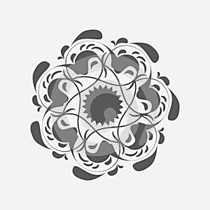 Mandala circle ornate pattern for your design.