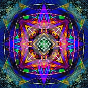 Mandala Digital Nu inverted