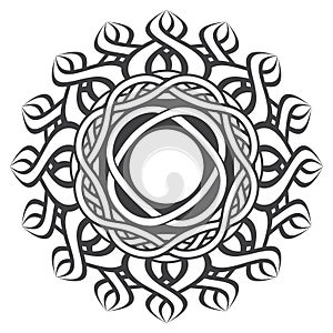 Mandala in esoteric style
