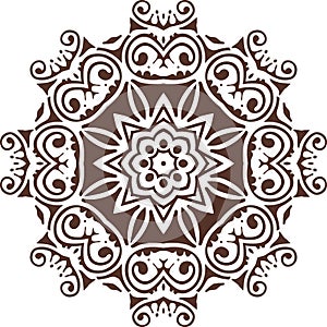 Mandala ethnic indian illustration design