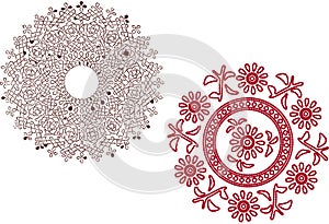 Mandala ethnic indian illustration design