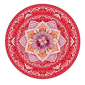 Mandala.Floral mandalas set.Coloring book. Outline . Pattern. Weave design element