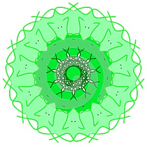 Mandala Flower for element ilustration icon