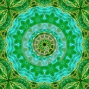 Mandala green