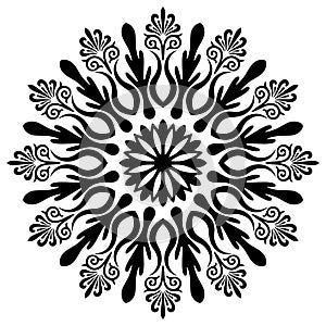Mandala. Arabic, drawing. photo