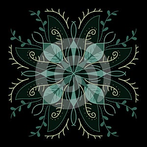 mandala illustration vector design