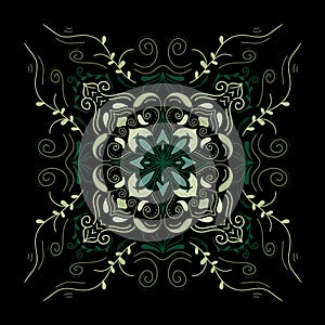 mandala illustration vector design