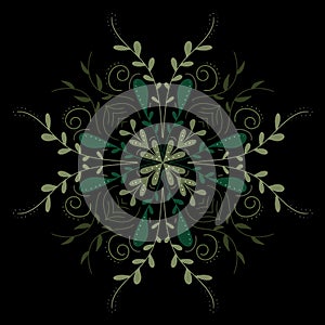 mandala illustration vector design